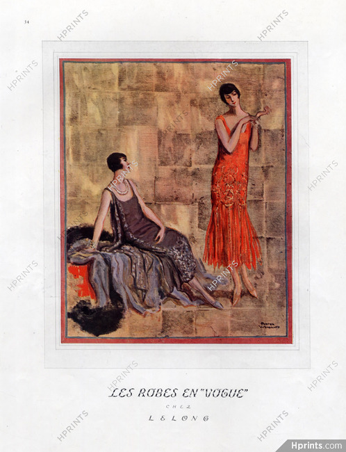 Lucien Lelong 1924 Evening Gown, Woodruff Porter
