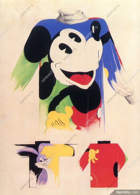 Jean-Charles de Castelbajac 1982 Gabriel Pasqualini, Sweater Mickey