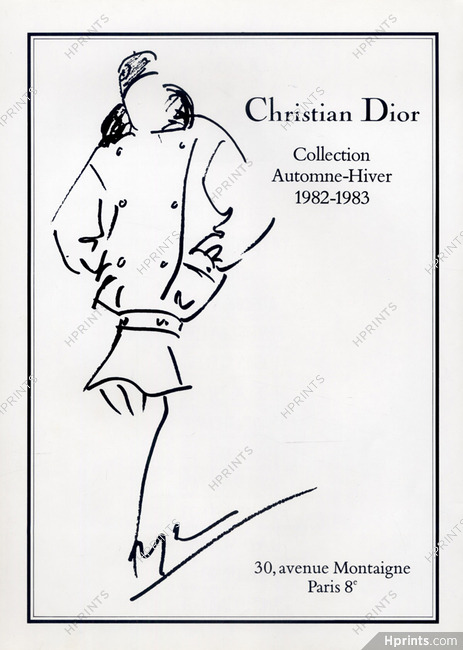 Christian Dior 1982 Winter Coat