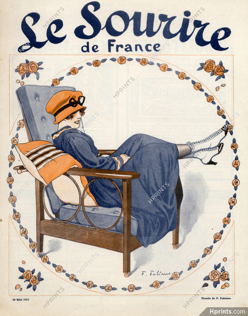 Fabien Fabiano 1917 Elegant Parisienne, Le Sourire cover