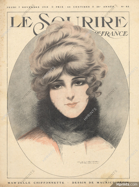 Maurice Pépin 1918 "Miss Chiffonnette" Hairstyle, Portrait