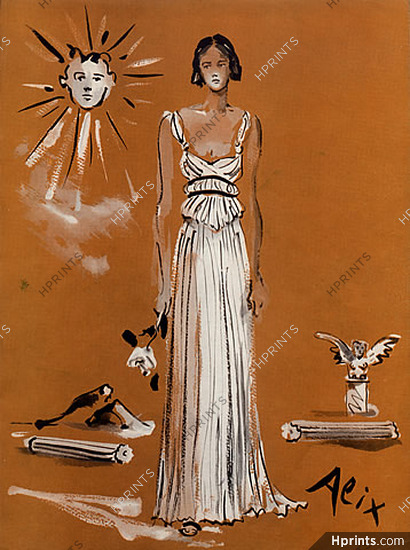 Alix 1937 Evening Gown, Christian Bérard