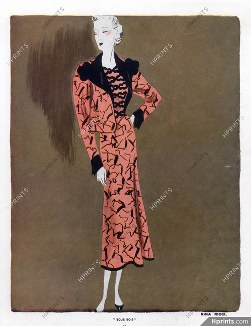 Nina Ricci 1937 Suit, Léon Benigni
