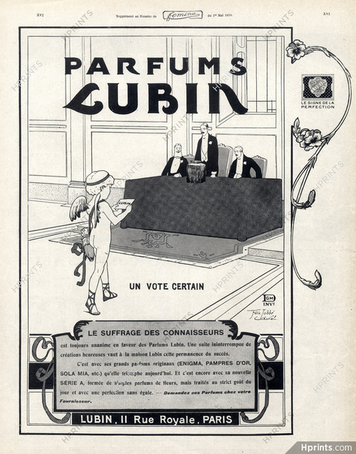 Lubin (Perfumes) 1910 Felix Jobbé-Duval