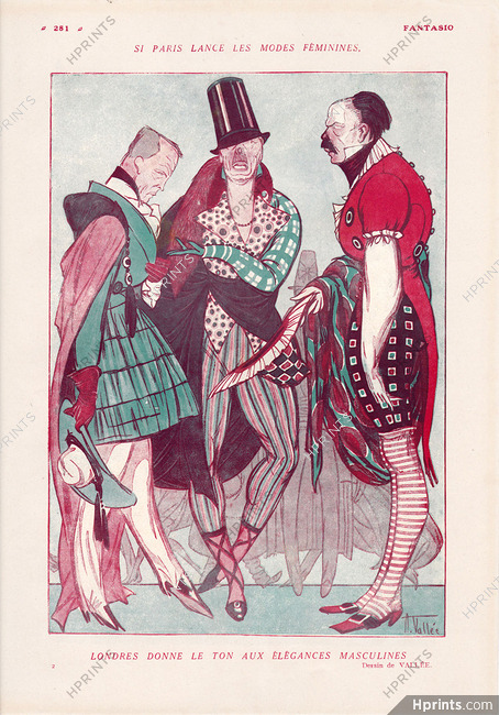 Armand Vallée 1919 Paris launches the feminine elegance and London the male elegances