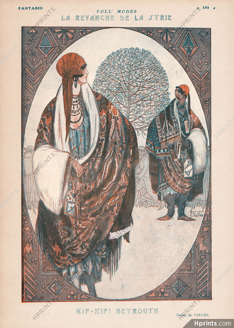 Armand Vallée 1921 The revenge of Syria, Kif-Kif Beyrouth, Oriental, National Costume