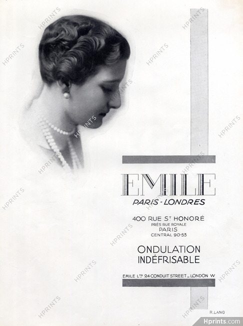 Emile (Hairstyle) 1928