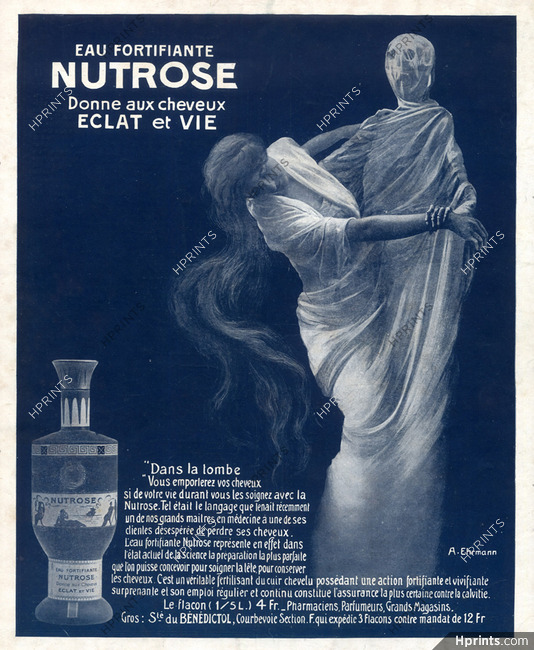 Nutrose (Hair Care) 1909 A. Ehrmann In the Grave
