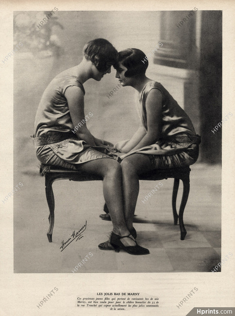 Marny (Stockings) 1925 Photo Henri Manuel