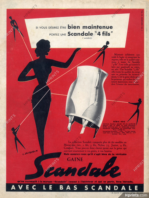Scandale (Lingerie) 1953 Jacquelin, Girdle
