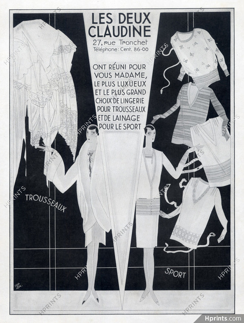 Deux Claudine (Lingerie) 1928