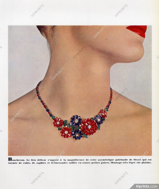 Boucheron 1953 Guirlande de Fleurs, Necklace Flowers