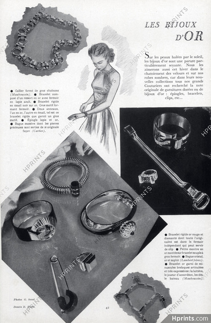 Cartier (Jewels) 1936 Mauboussin, Lambert Frères