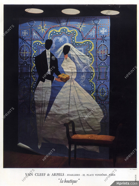 La Boutique Van Cleef & Arpels 1959 Wedding Dress, Store