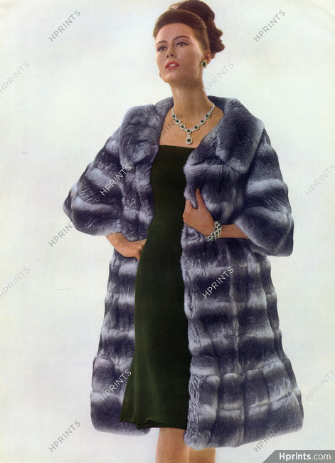 Van Cleef & Arpels 1963 Marron Fourrures Fur Coat