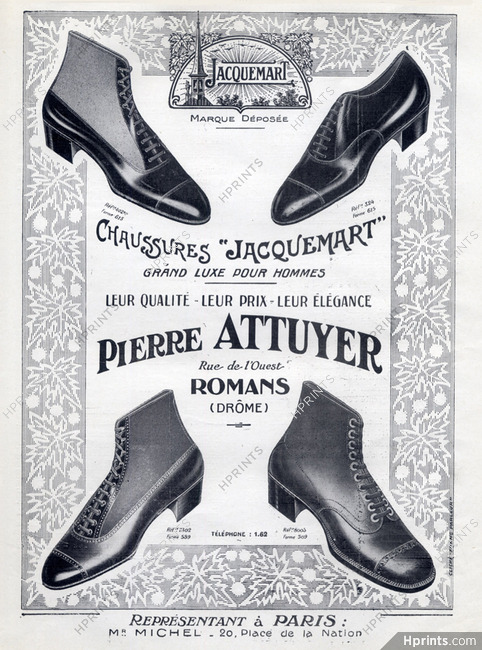 Pierre Attuyer (Shoes for Man) 1922 Jacquemart