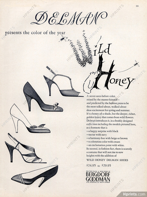 Delman (Shoes) 1953 Wild Honey