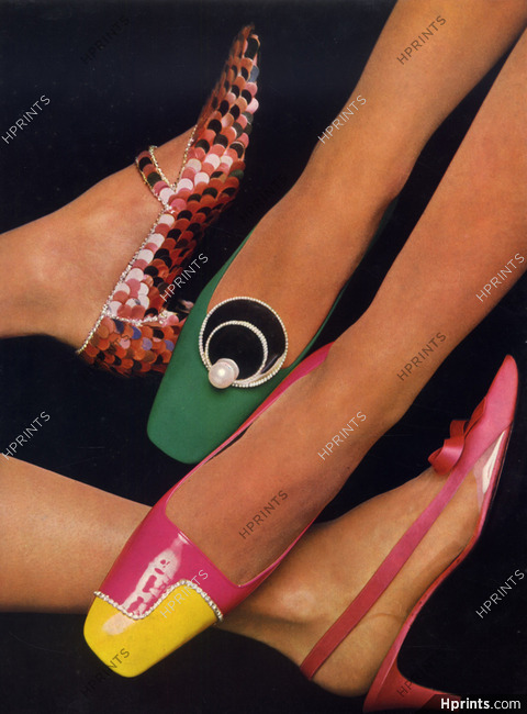 Roger Vivier, Christian Dior, Charles Jourdan (Shoes) 1966