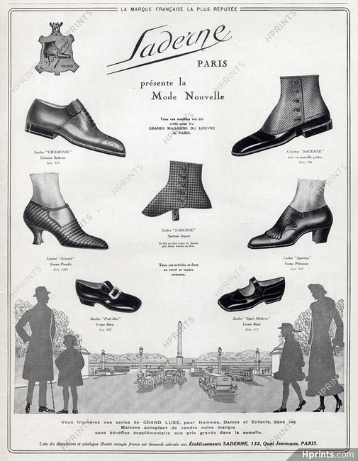 Saderne (Shoes) 1924