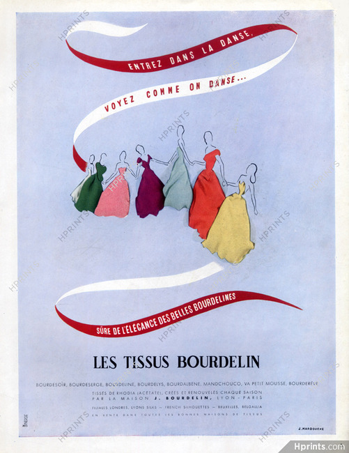 Bourdelin (Textile) 1947 P. Maroquène