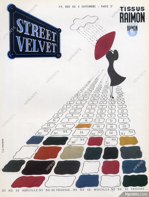 Raimon (Textile) 1952 Velvet