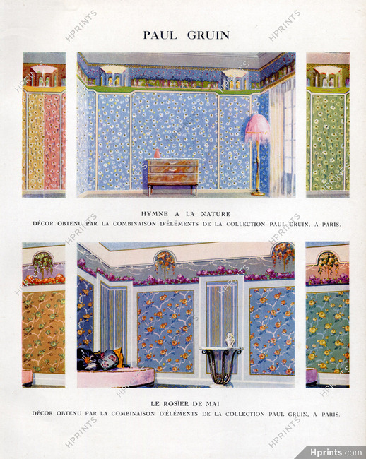 Paul Gruin (Wall-Paper) 1928 Decorative Arts