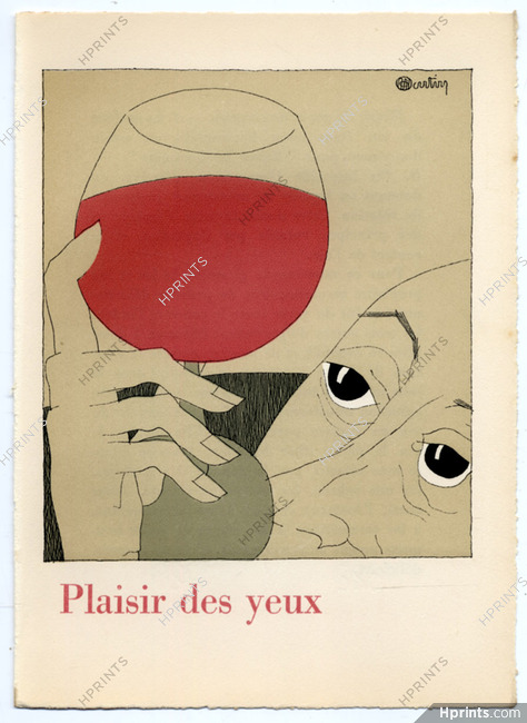 Nicolas 1927 Monseigneur le Vin, Charles Martin, Plaisir des Yeux