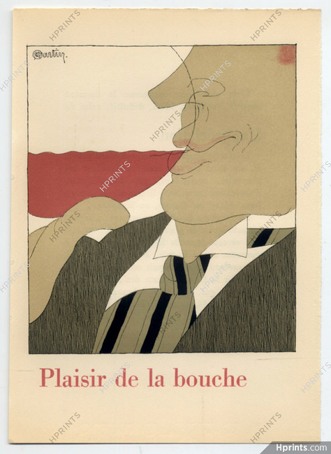 Nicolas 1927 Monseigneur le Vin, Charles Martin, Plaisir de la Bouche