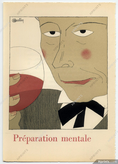 Nicolas 1927 Monseigneur le Vin, Charles Martin, Préparation Mentale