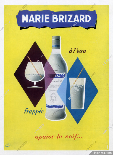 Marie Brizard (Liquor) 1953 André Bayhourst