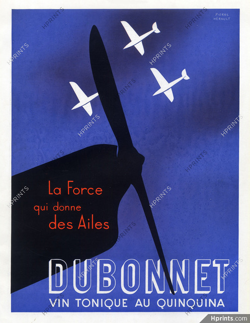 Dubonnet 1938 La Force qui donne des Ailes, Pierre Herault