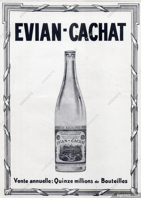 Evian (Drinks) 1925