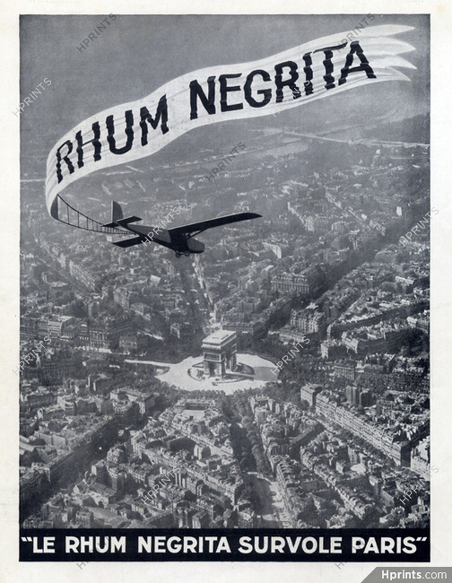 Negrita (Rhum) 1930 Arc De Triomphe