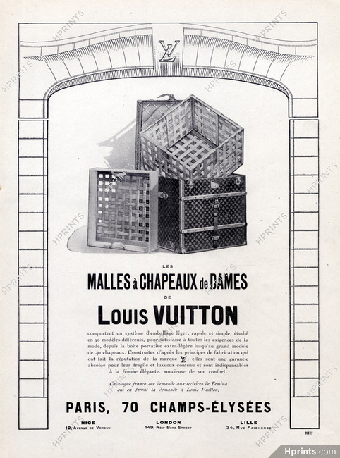 Louis Vuitton (Luggage) 1924 Malles a Chapeaux, Suitcase for Hats