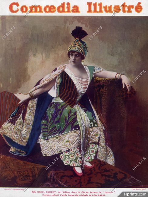 Gilda Darthy 1912 Léon Bakst, Théâtre Costume