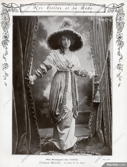 Mistinguett 1911 Theatre Costume Marcief