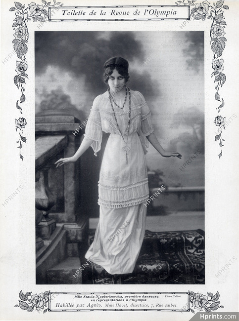 Maison Agnès - Madame Havet 1912 Stacia Napierkowska, Revue de L'Olympia