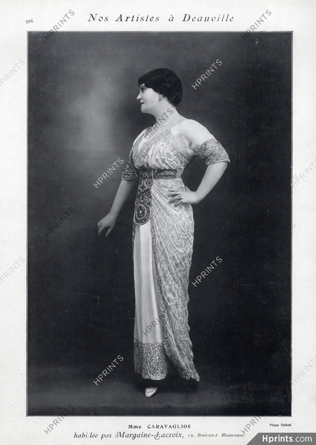 Margaine-Lacroix (Couture) 1912 Mrs Caravaglios, Evening Gown