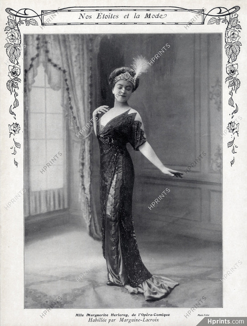 Margaine-Lacroix 1912 Marguerite Herleroy, Evening Gown