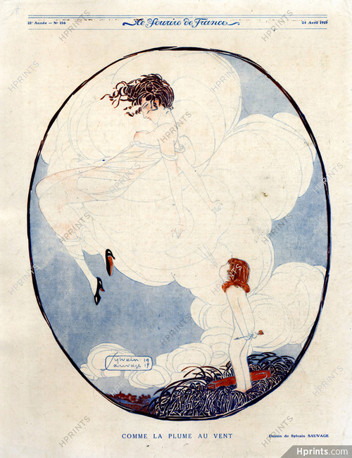 Sylvain Sauvage 1919 La Plume au Vent, The feather in the wind