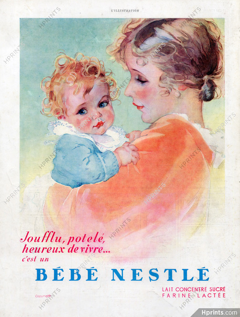 Nestlé (Chocolates) 1934 Baby, maternity