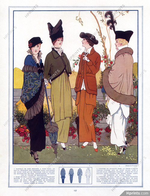 Henry Fournier 1914 Fashion Illustration
