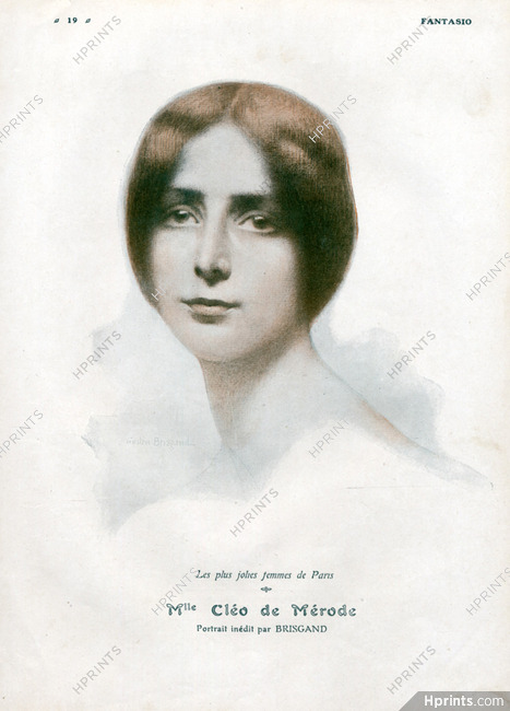 Gustave Brisgand 1909 Cléo de Mérode, Portrait
