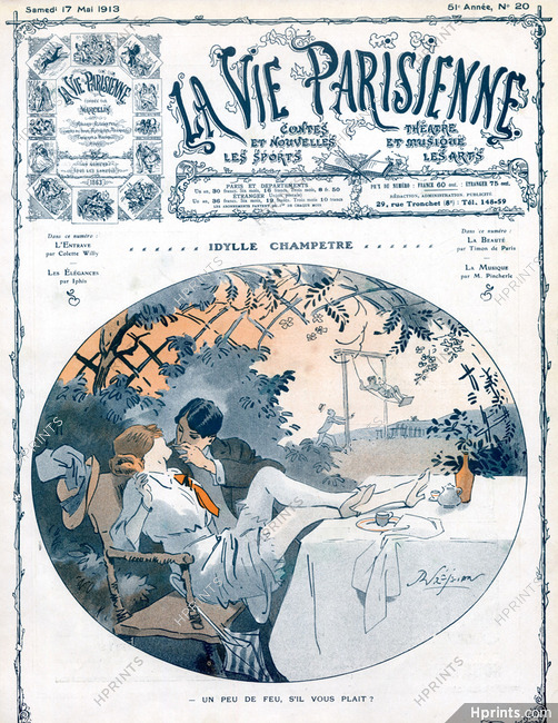 René Préjelan 1913 Smoker, Lover
