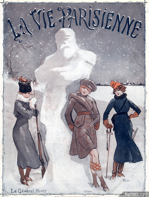 René Préjelan 1915 The Winter General Snowman