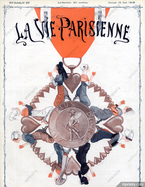 Chéri Hérouard 1915 Médaille aux plus dignes, World War I