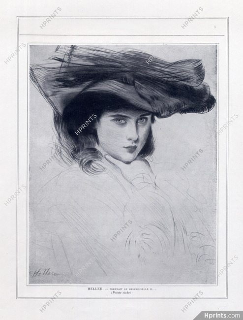 Paul Helleu 1902 Portrait de Miss H...