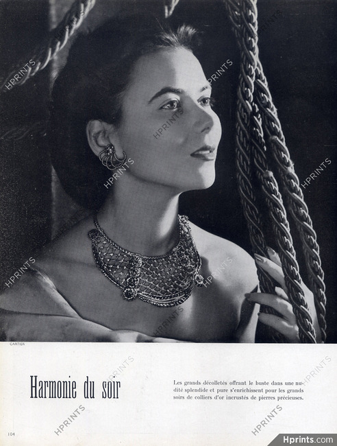 Cartier 1948 Necklace, Earring Gold