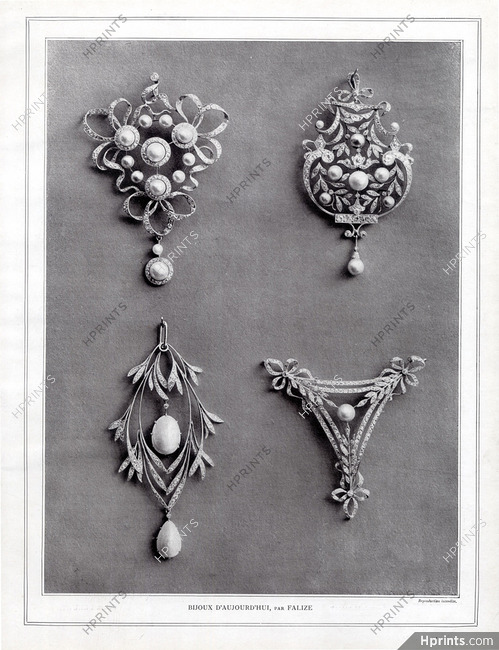 Falize (Jewels) 1911 Art Nouveau Style