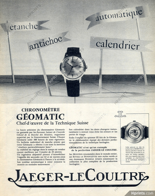 Jaeger-leCoultre (Watches) 1964 Geomatic Chronomètre